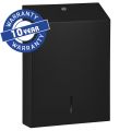 MERIDA STELLA BLACK LINE SLIM MAXI folded paper towel dispenser, black